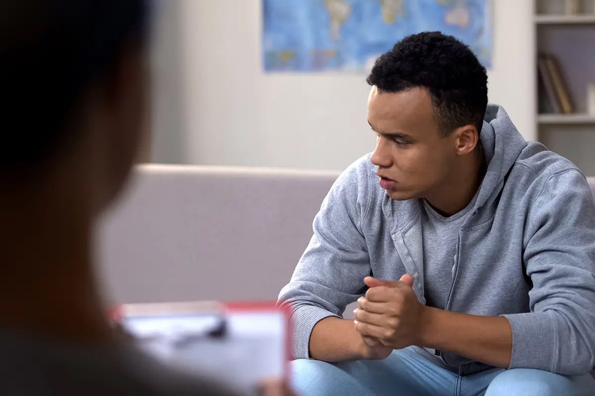 a young man enters roxicodone abuse treatment